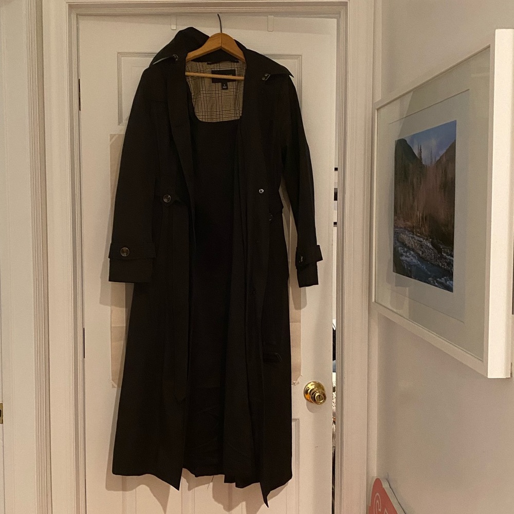 (ON HOLD) Black London Fog trench coat